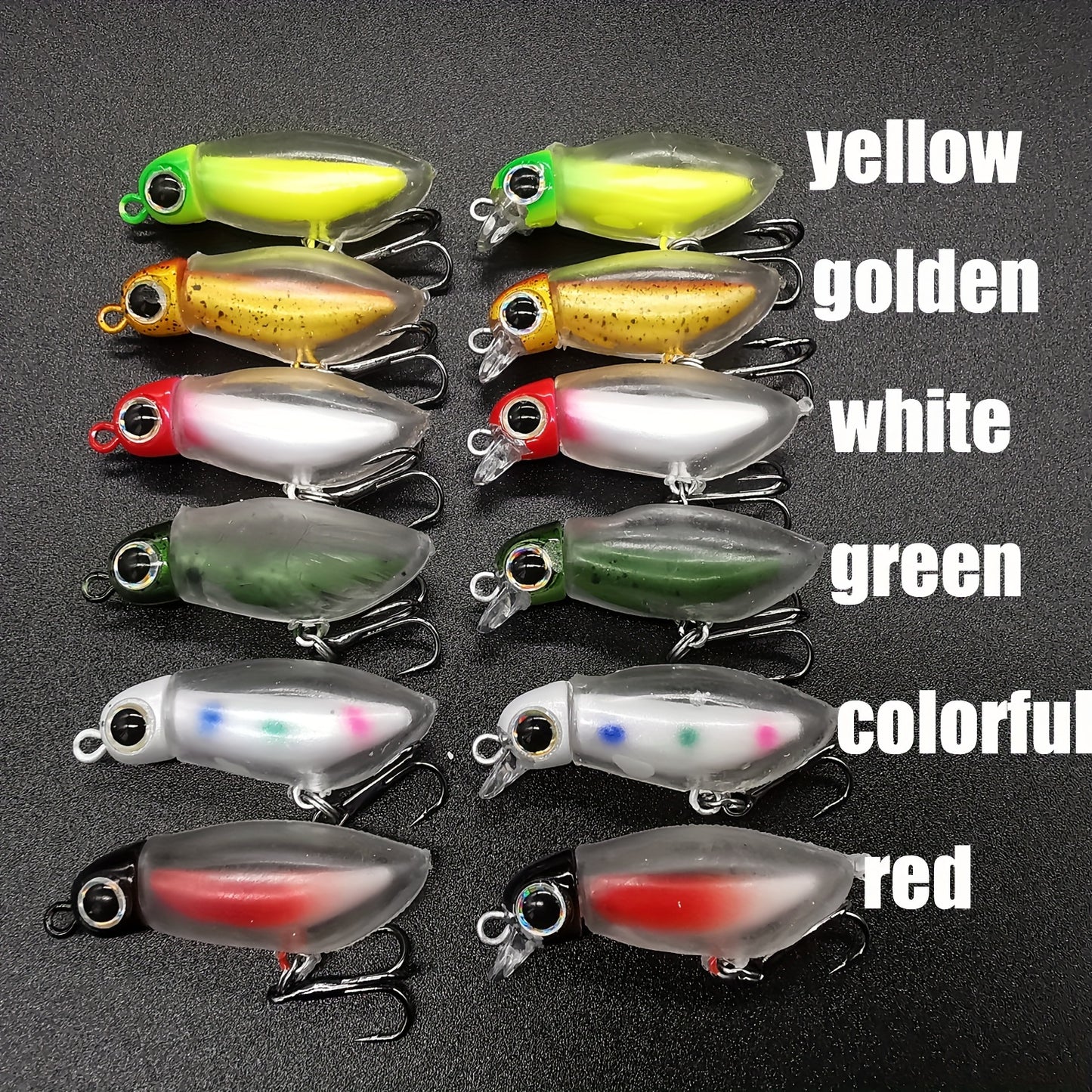 2pcs Mini Fishing Lures